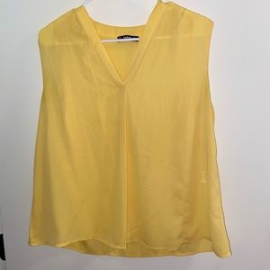 Yellow V neck top!